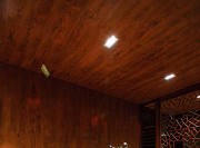 中式文雅氣質240平米別墅餐廳背景墻裝修效果圖