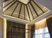 文雅藝術中式風格300平米別墅臥室吊頂裝修效果圖