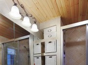 溫馨舒適田園風格80平米二居室衛生間浴室柜裝修效果圖